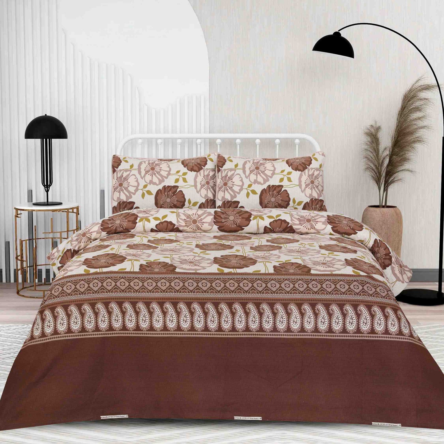 Premium 7pcs WINTER COMFORTER SET (Light Filling) AUTUMN FLOWER