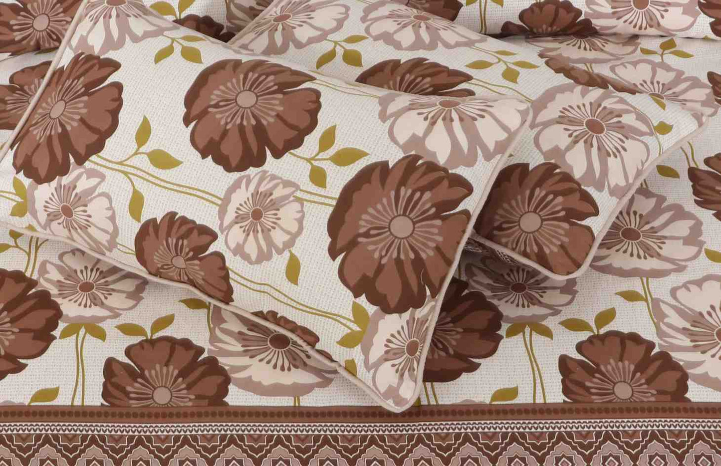 Premium 7pcs WINTER COMFORTER SET (Light Filling) AUTUMN FLOWER