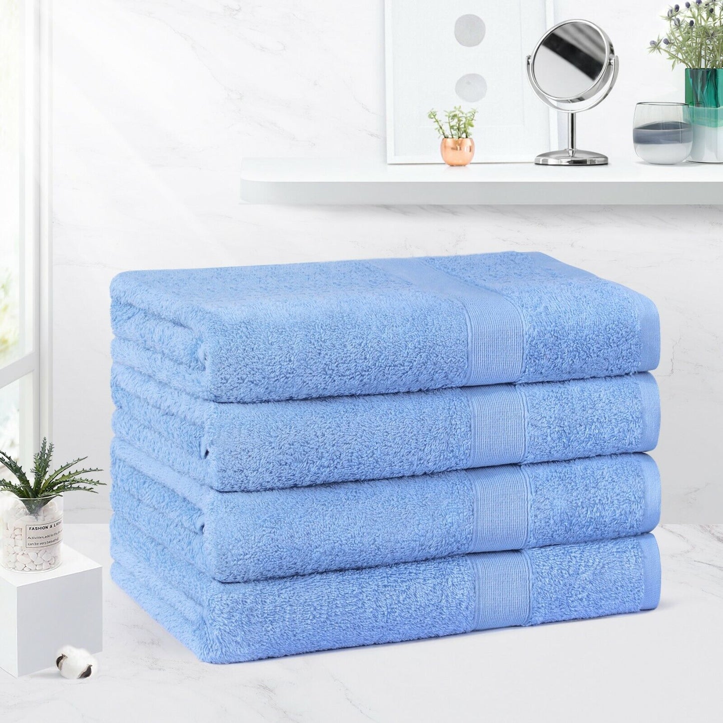 SKY BLUE BATH TOWEL  EFS