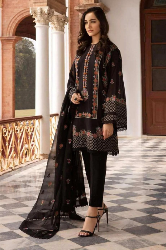 EFS Lawn 3PC Embroidered Q269