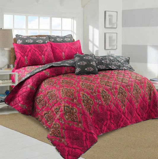 Retro- 6 pc Comforter set (Light Filling).