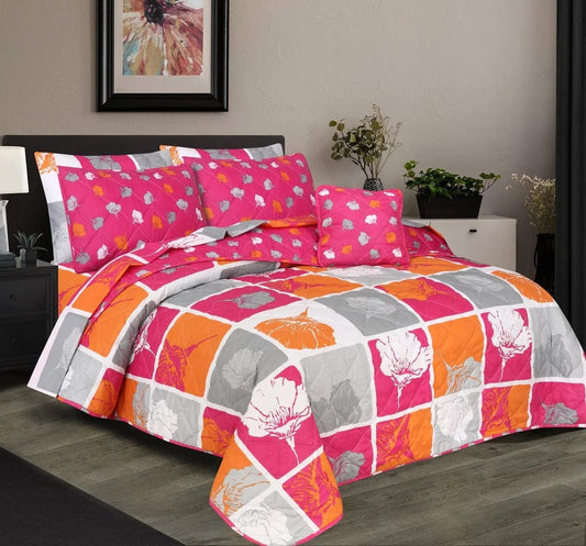 Premium 7pcs WINTER COMFORTER SET (Light Filling) Abstract Color