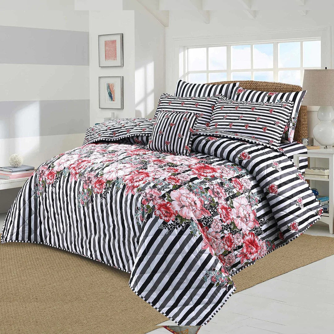 Premium 6pcs WINTER COMFORTER SET (Light Filling) Eustuma