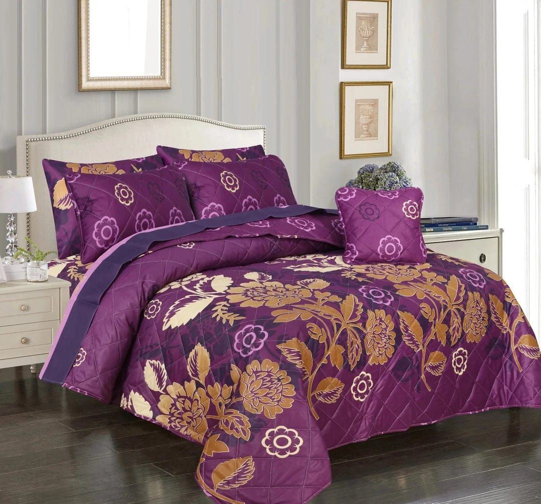 Purple flower - Bed Sheet set