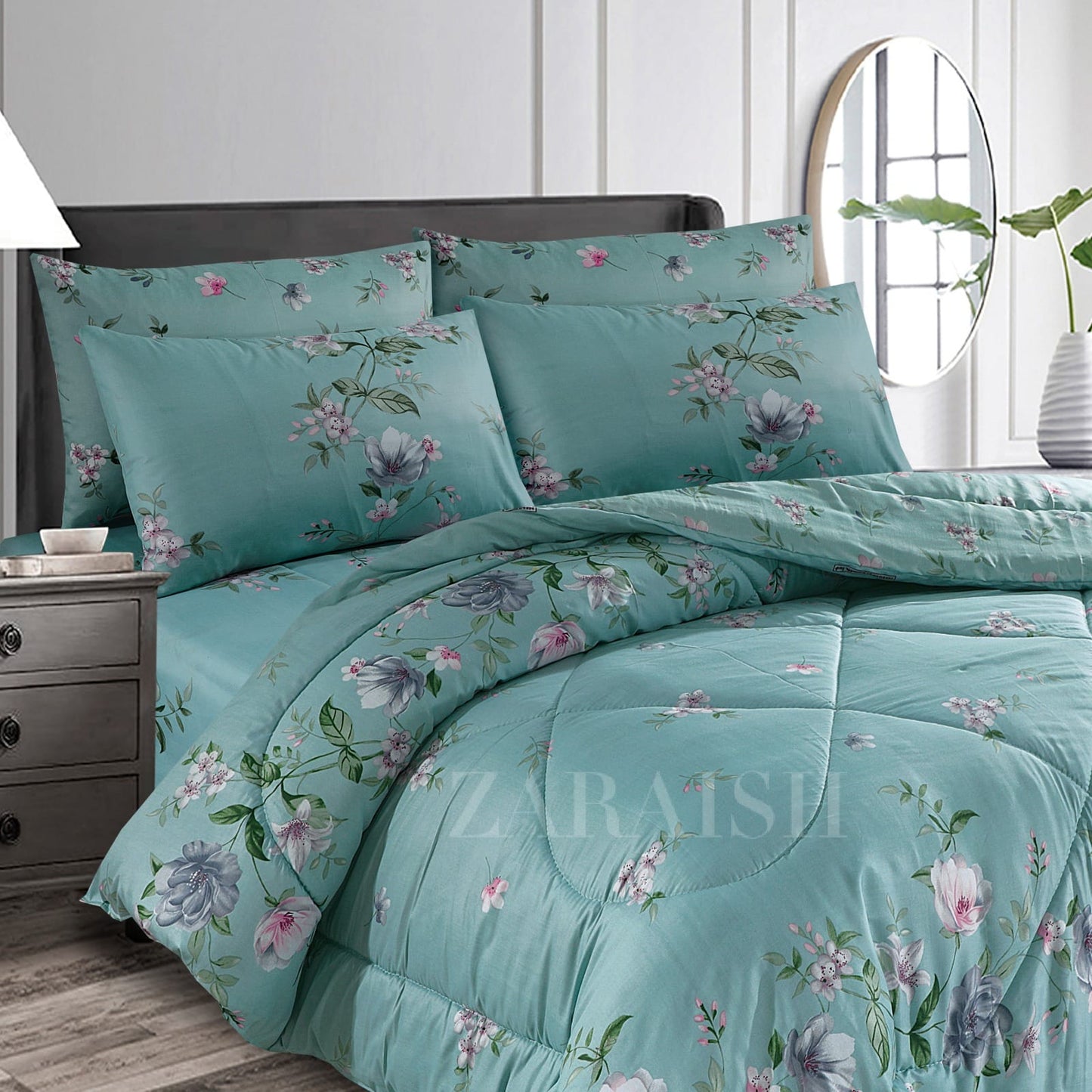 SUMMER BREEZE 6 Pcs COMFORTER SET