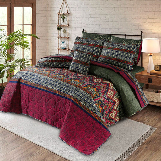 AJRAK COMFORTER SET – 7 PCS #EFS